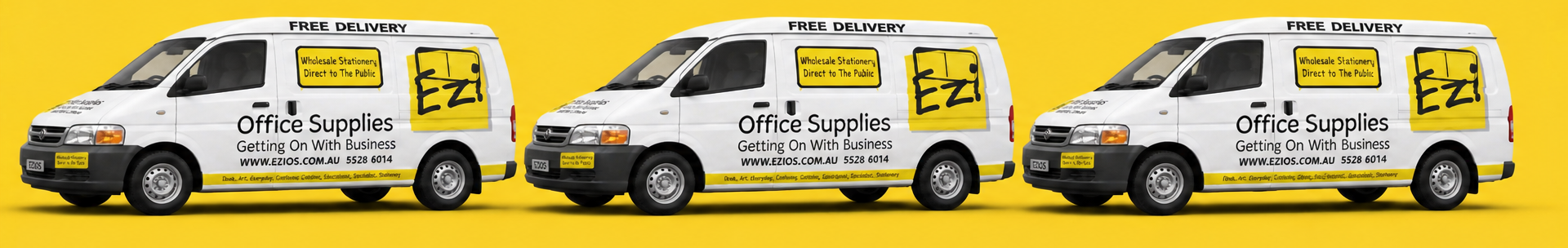 Ezi Office Supplies delivery fleet